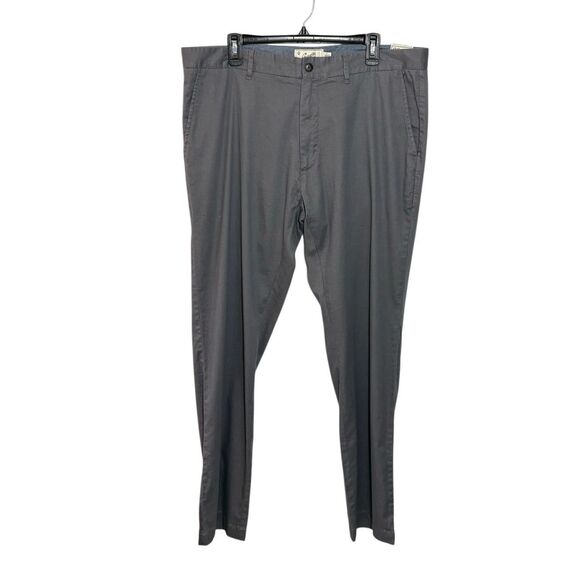 NWT Grayers Slim Fit gray linen blend chino - 38x34 - Picture 1 of 6